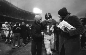 Y.A. Tittle Walking Off Field After Game