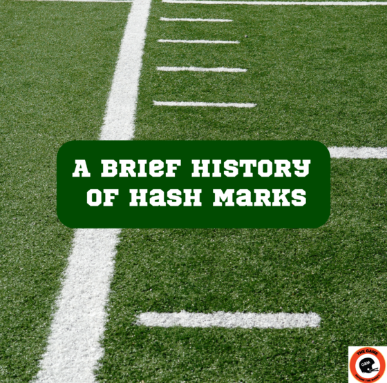 A Brief History of NFL Hash Marks