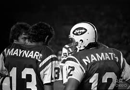 Don  Maynard and Joe  Namath