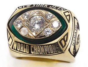 New York Jets Super Bowl III Ring