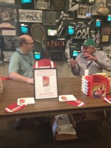 Cotton Davidson with Football Historian Jackson Michael