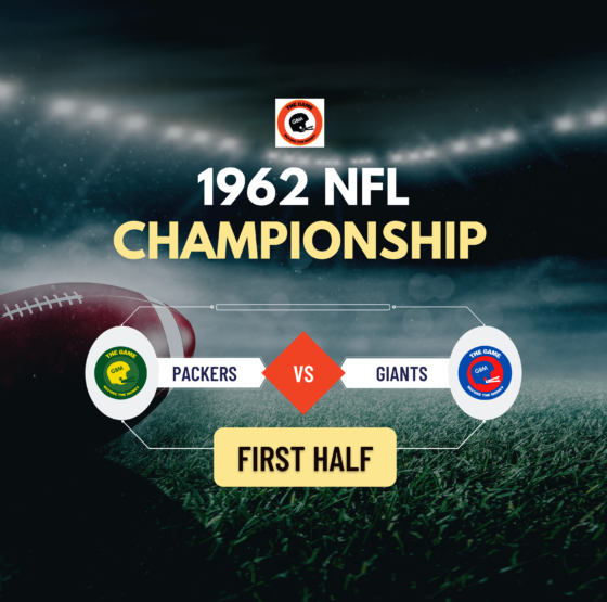 The 1962 NFL Championship Game was Packers VS. Giants