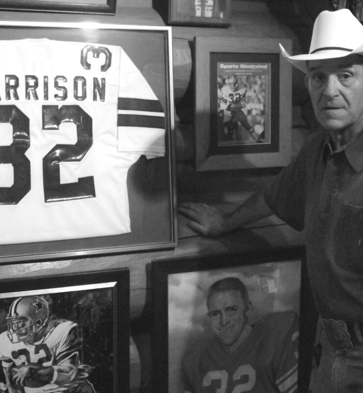 Photo of Walt Garrison with Dallas Cowboys Jersey