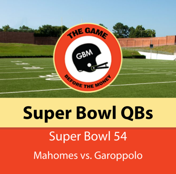 Patrick Mahomes and Jimmy Garoppolo were the quarterbacks in Super Bowl 54