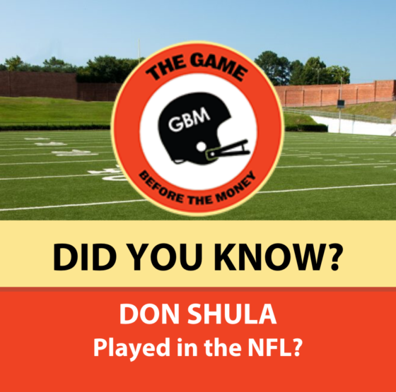 Did you know legendary coach Don Shula played in the NFL?
