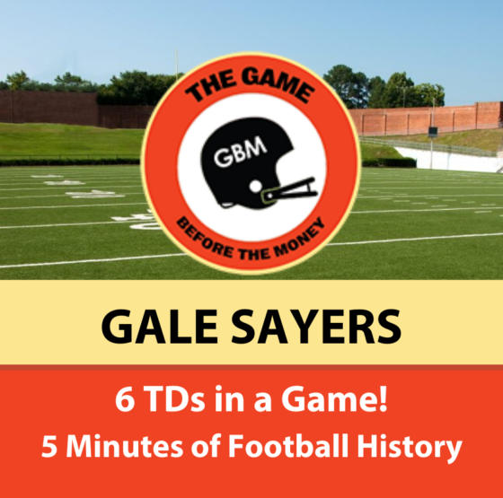 Gale Sayers scored six touchdowns in one game on December 12, 1965