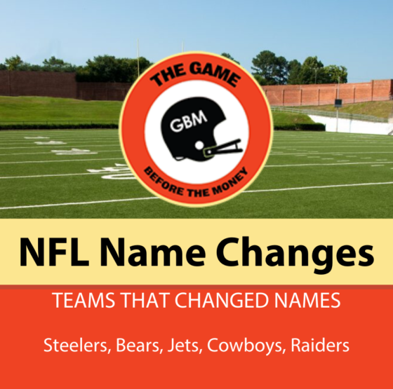 NFL Teams that have changed names include the Pittsburgh Steelers, Chicago Bears, New York Jets, Dallas Cowboys, and Las Vegas Raiders