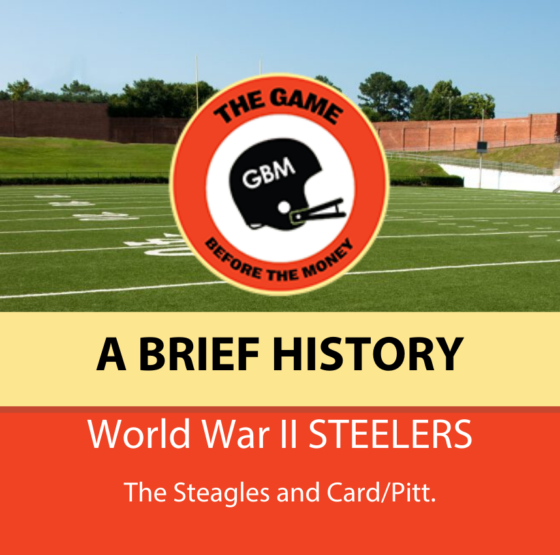 The Pittsburgh Steelers played as the Steagles and Card/Pitt in World War II