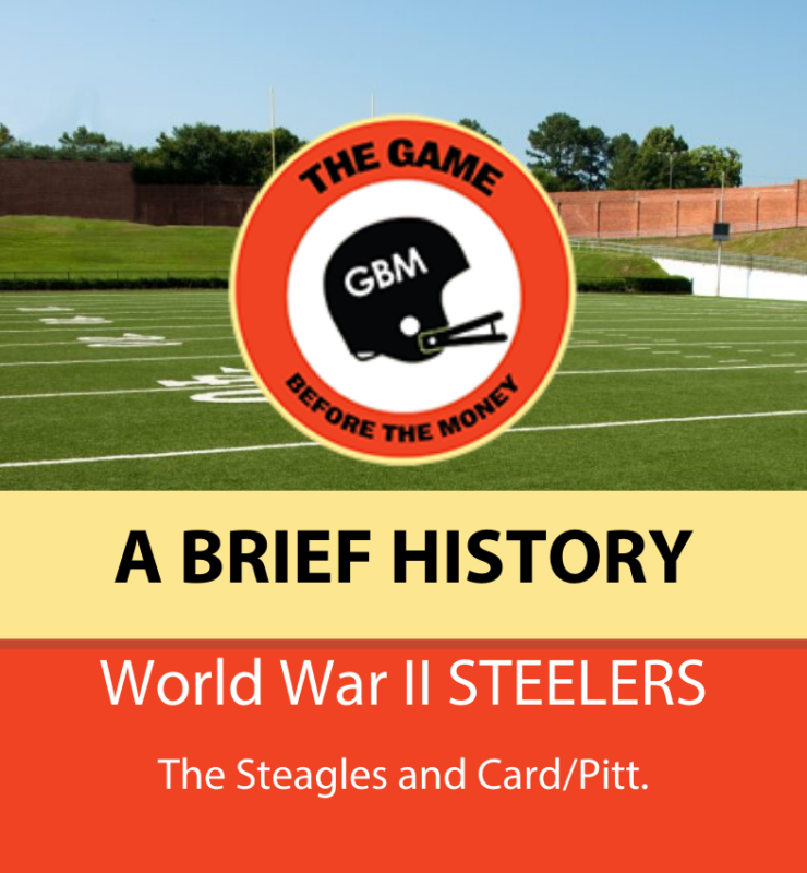 The Pittsburgh Steelers played as the Steagles and Card/Pitt in World War II