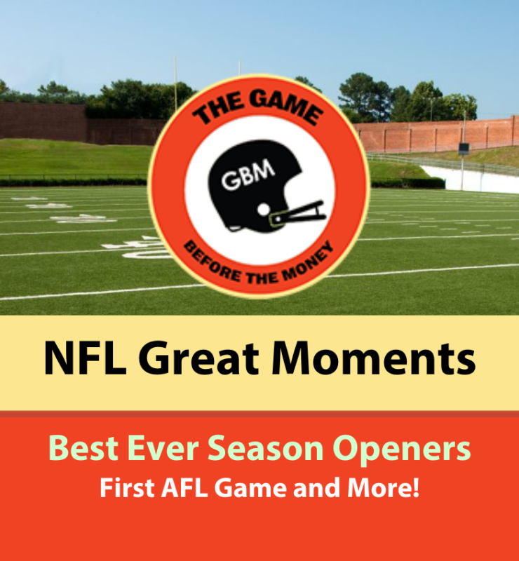 Best Opening Games in NFL History