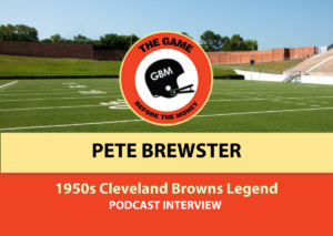 Pete Brewster played for the 1950s Cleveland Browns