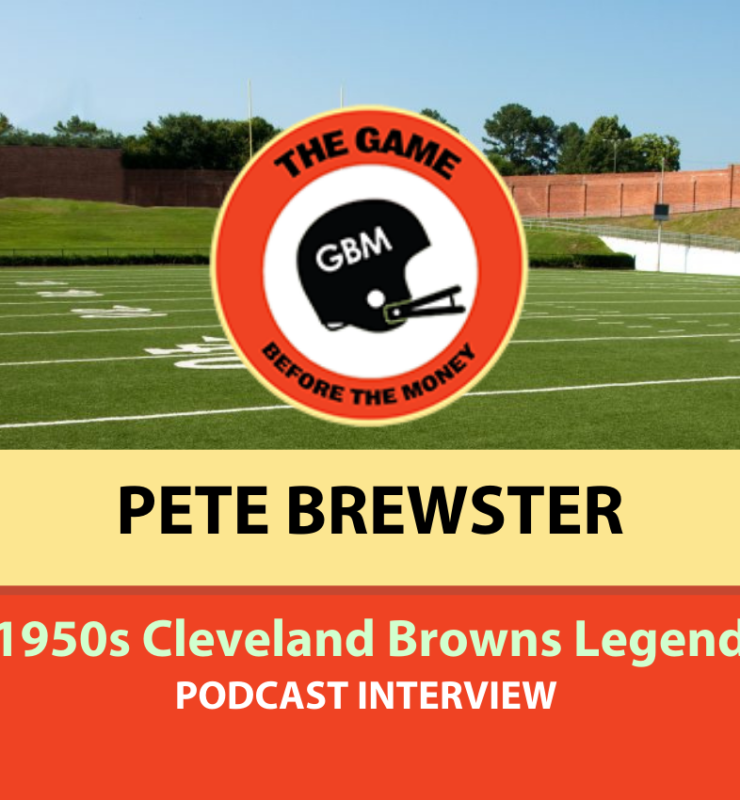 Pete Brewster played for the 1950s Cleveland Browns