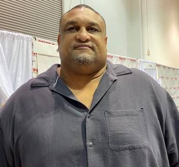 Photo of Willie Roaf today, Pro Football Hall of Fame member.
