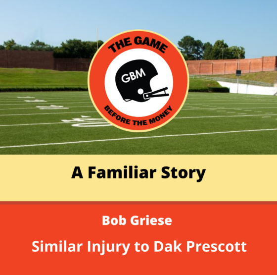Bob Griese tells the story of how he recovered from an ankle injury that was similar to Dak Prescott's ankle injury.