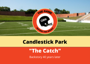 "The Catch" happened in the 1981 NFC Championship Game at Candlestick Park with improved field conditions.