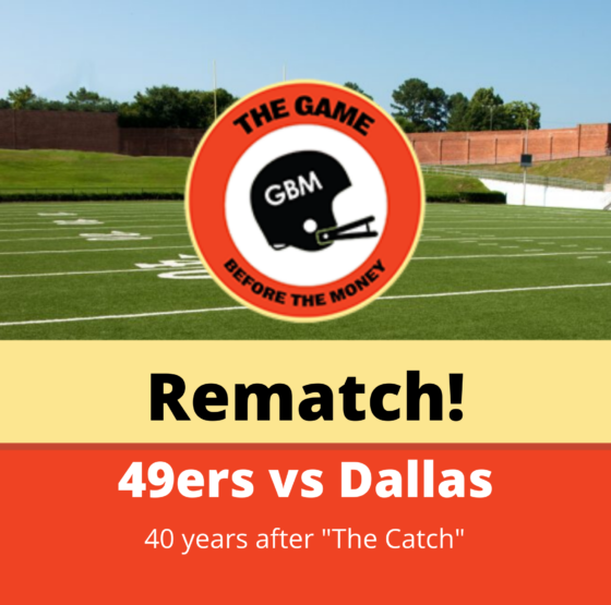 The San Francisco 49ers play the Dallas Cowboys in the 2021 NFL Playoffs, 40 years after "The Catch" in the 1981 NFC Championship Game.