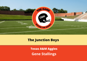Junction Boy, Gene Stallings shares stories of being coached by Bear Bryant at Texas A&M.