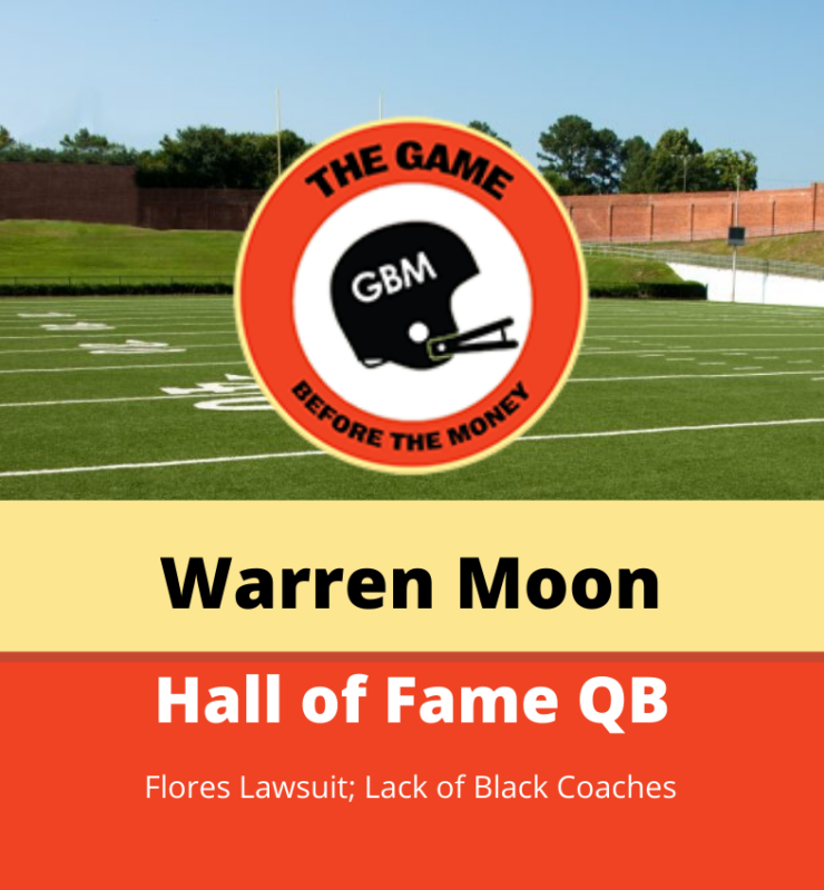 Hall of Fame QB Warren Moon spoke about the lack of Black head coaches in the NFL in 2022.