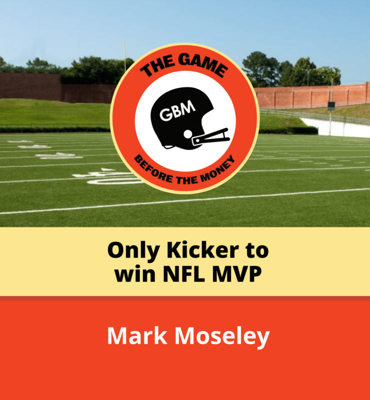 Mark Moseley shares his experience becoming the only full-time placekicker to win the NFL’s Most Valuable Player Award.