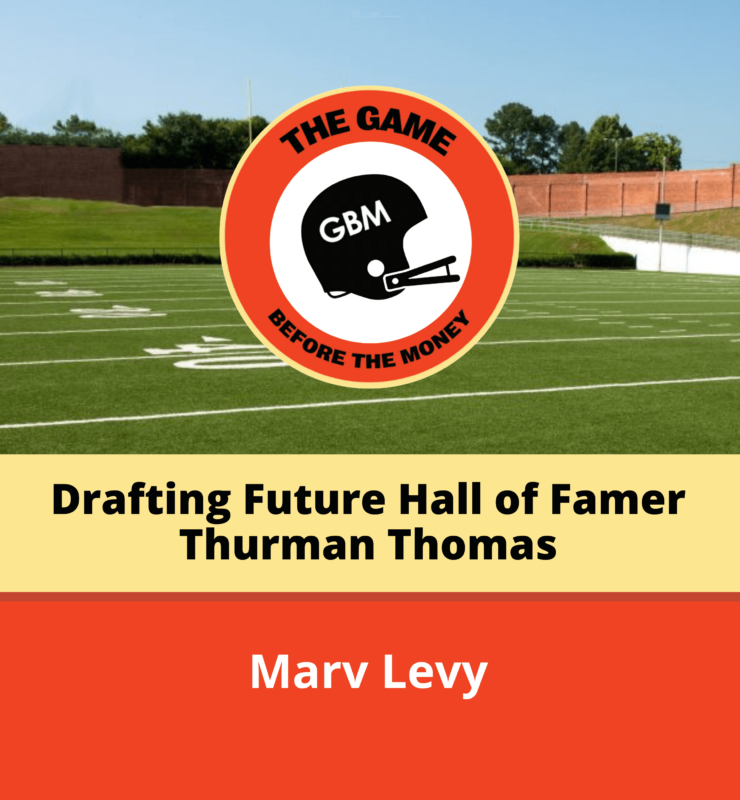 Bills head coach, Marv Levy, shares the story of drafting future Hall of Famer Thurman Thomas in the 1988 NFL draft.