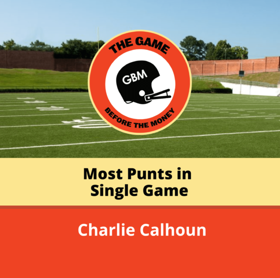 In a game full of records, Texas Tech's Charlie Calhoun had 36 punts and Centenary's Milton Hill had 20 punt returns, which are both NCAA records to this day.