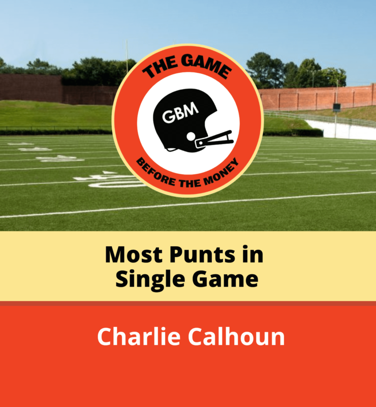 In a game full of records, Texas Tech's Charlie Calhoun had 36 punts and Centenary's Milton Hill had 20 punt returns, which are both NCAA records to this day.