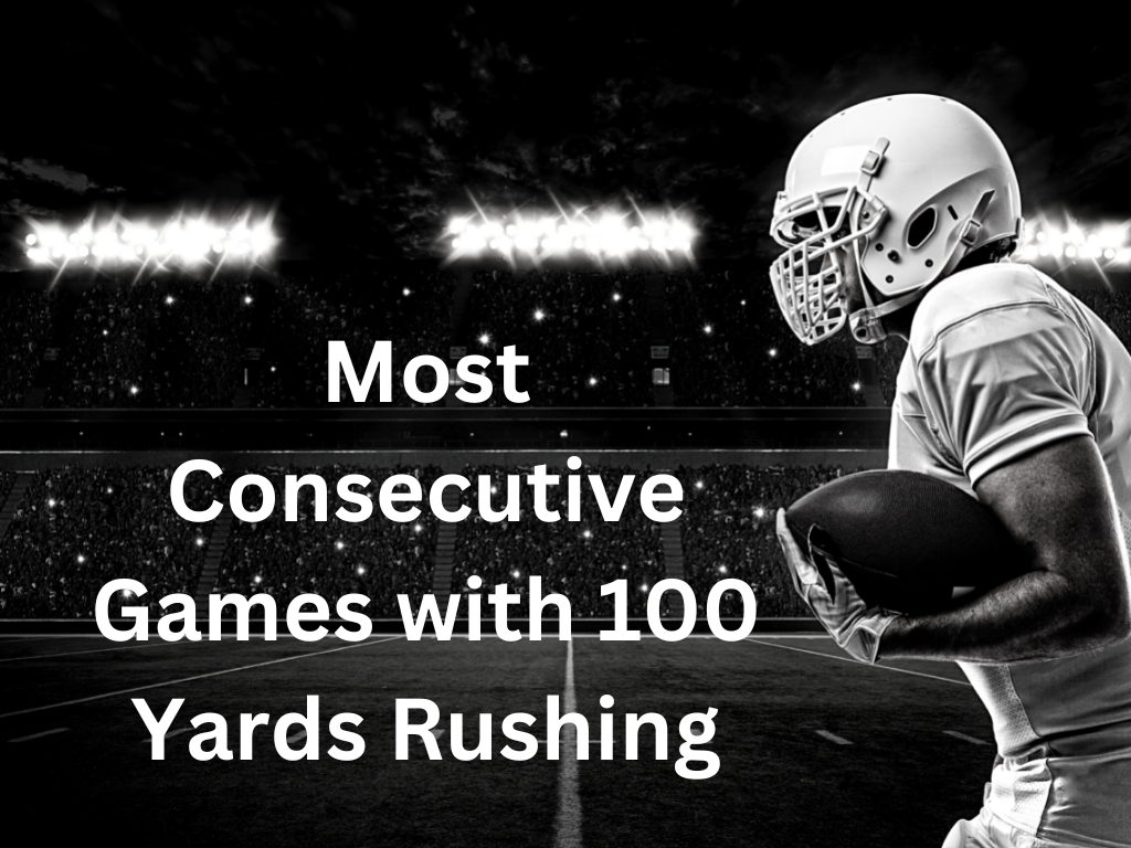 Most 100 Yard Rushing Games In a Row The Game Before the Money