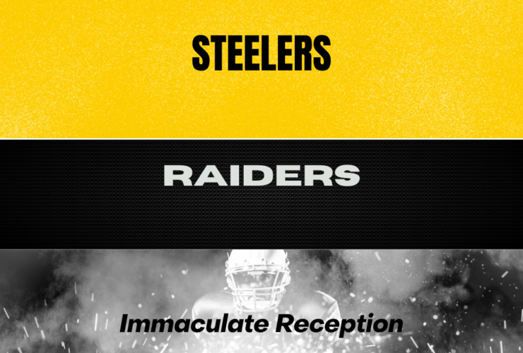 The Steelers and Raiders played in the Immaculate Reception Game.
