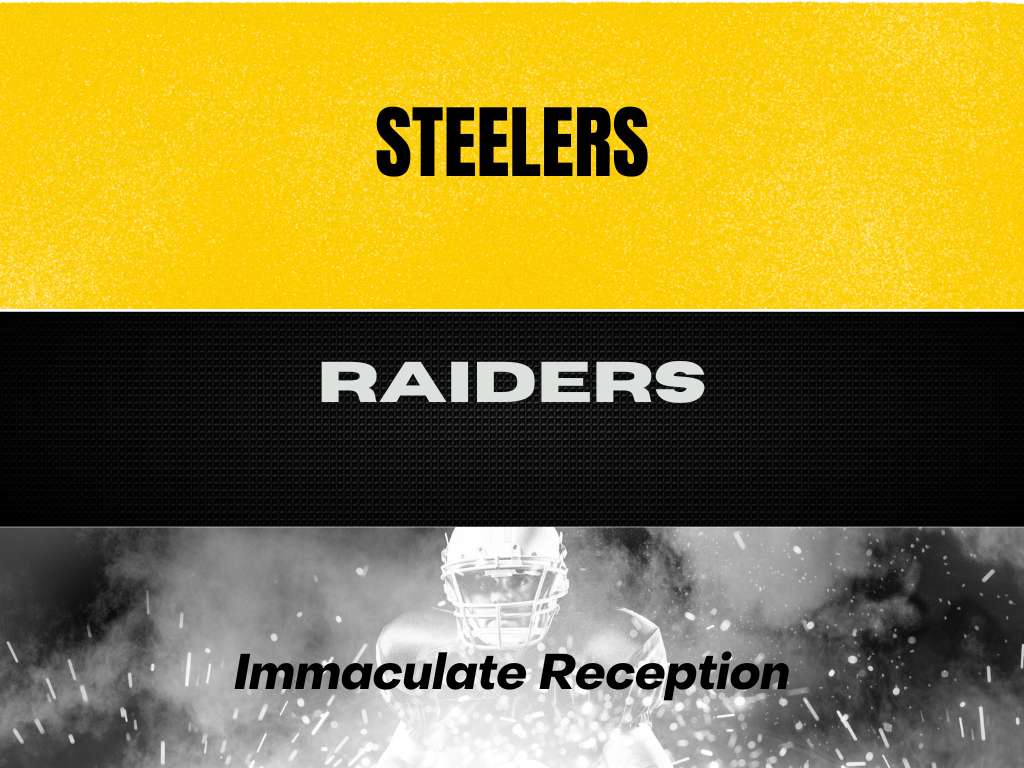 The Immaculate Reception: Before There Were Hail Marys