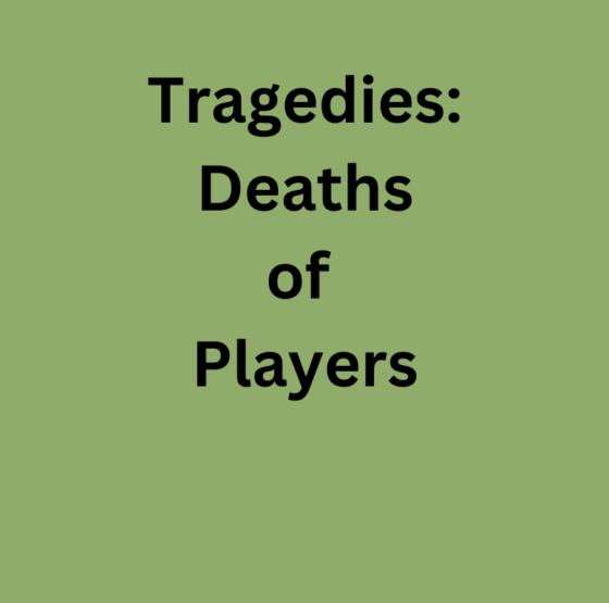 NFL players who have died after games or practice.