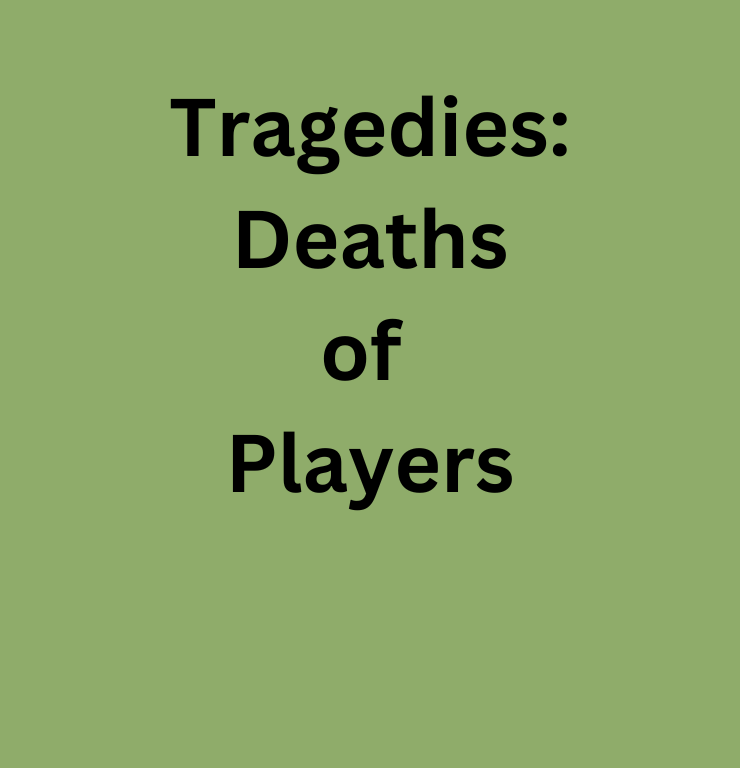 NFL players who have died after games or practice.