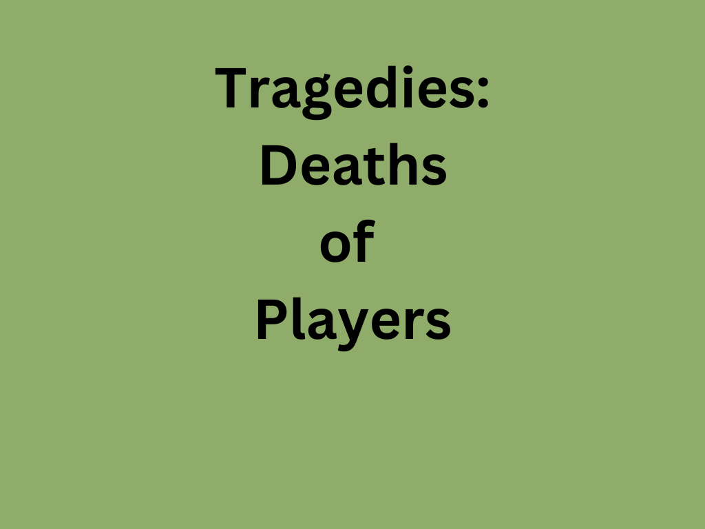 NFL players who have died after games or practice.