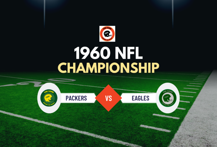 The last play of the 1960 NFL championship game between the Eagles and Packers.