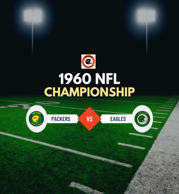 The last play of the 1960 NFL championship game between the Eagles and Packers.