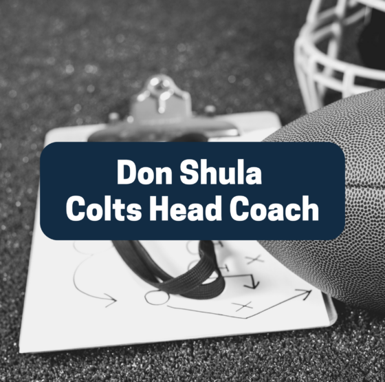 Don Shula Colts Head Coach