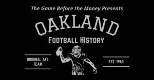 An image related to the history of the Oakland Raiders football team history.